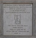 John Keats, d. 1821