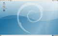 Standard desktop of Debian "Etch"