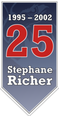 Banner in honour of Stéphane Richer