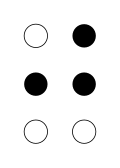 English:  Braille signDeutsch:  Braillezeichen