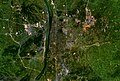 satellite map of Changsha长沙卫星地图
