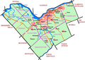 English:  Map of Ottawa, 2005Français :  Carte d'Ottawa - 2005